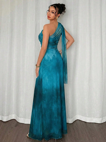 Elegant Off-Shoulder Hip Fishtail Dress