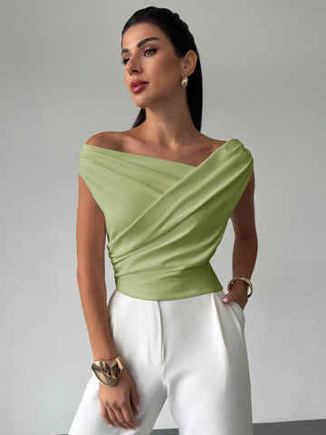 Firerie Women's Elegant Simple Refined Fashion Tops