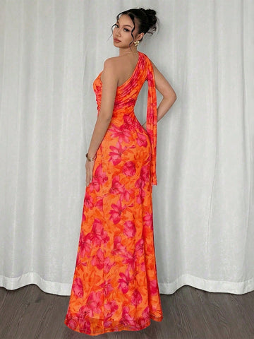 Elegant Off-Shoulder Hip Fishtail Dress