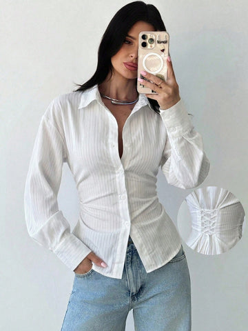 Stripe Long Sleeve Shirt
