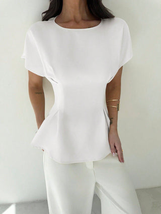 Elegant Mature Smart Casual Office Dinner Brunch Shirt