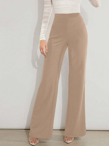 Firerie Solid High Waist Wide Leg Pants