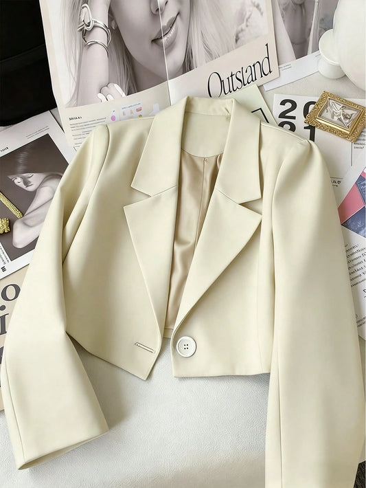 Short Sleeve Blazer Jacket