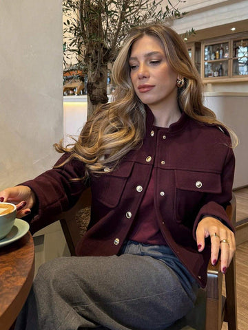 Single Breasted Female Fashion Casual Coats