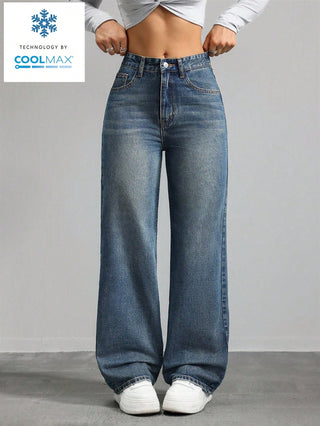Casual Versatile Straight-Leg Jeans
