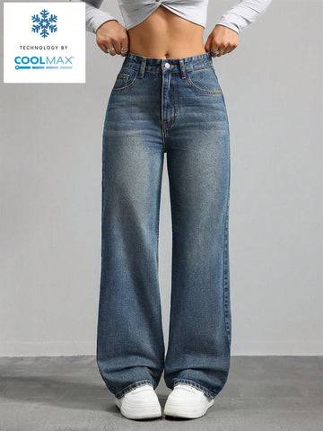 Casual Versatile Straight-Leg Jeans