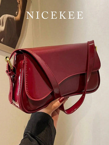 Minimalist Flap Square Bag For Teen Girls