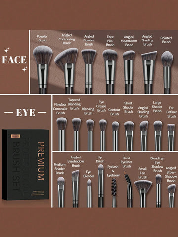 MAANGE 25pc Professional Makeup Tools