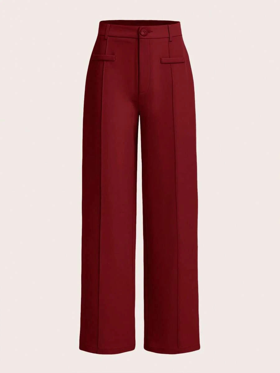 MOD High Waist Straight Leg Pants