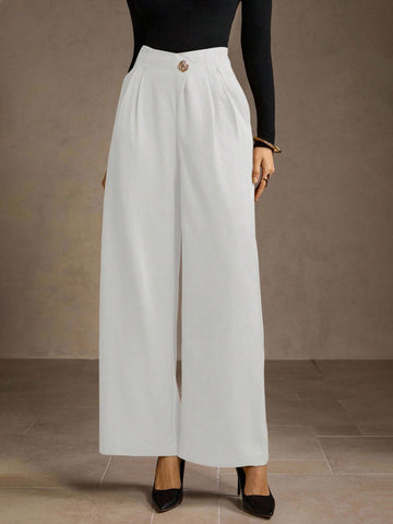 MOTF PREMIUM FOLD PLEATED SLANT POCKET PANTS