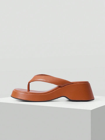 MOTF PREMIUM WOMEN'S SLIP-ON WEDGE HEEL PLATFORM SANDALS