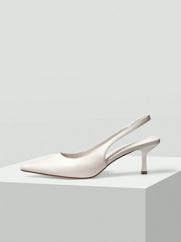 MOTF PREMIUM POINTED-TOE SIMPLE DAILY COMMUTE WOMEN HIGH-HEELED