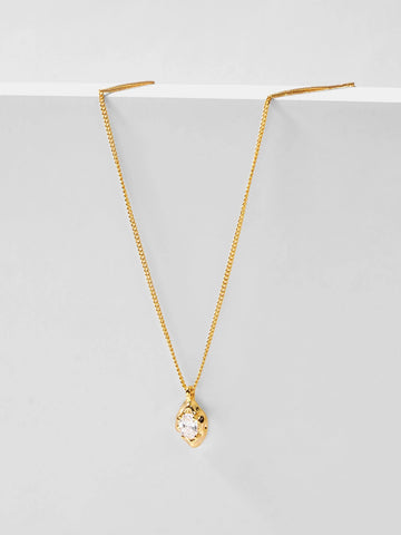MOTF PREMIUM RHINESTONE DECOR GEOMETRIC PENDANT NECKLACE