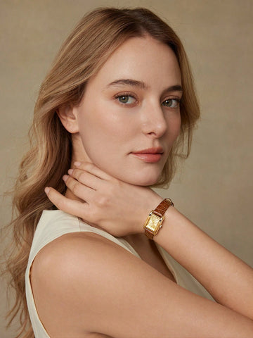 MOTF PREMIUM WOMEN'S FASHION SIMPLE SQUARE QUARTZ WATCH