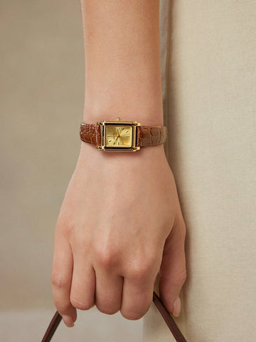 MOTF PREMIUM WOMEN'S FASHION SIMPLE SQUARE QUARTZ WATCH