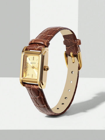 MOTF PREMIUM WOMEN'S FASHION SIMPLE SQUARE QUARTZ WATCH