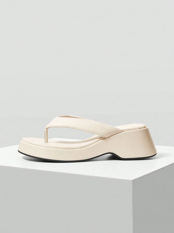 MOTF PREMIUM WOMEN'S SLIP-ON WEDGE HEEL PLATFORM SANDALS