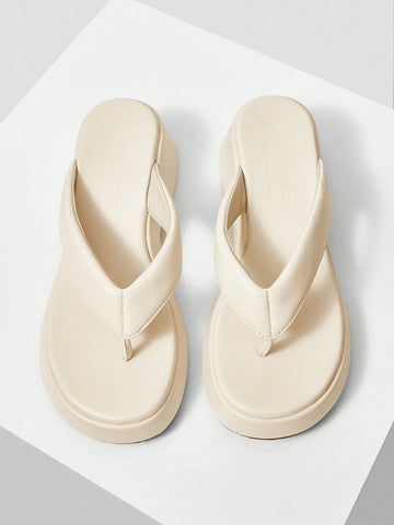 MOTF PREMIUM WOMEN'S SLIP-ON WEDGE HEEL PLATFORM SANDALS