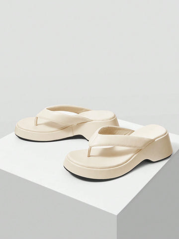 MOTF PREMIUM WOMEN'S SLIP-ON WEDGE HEEL PLATFORM SANDALS