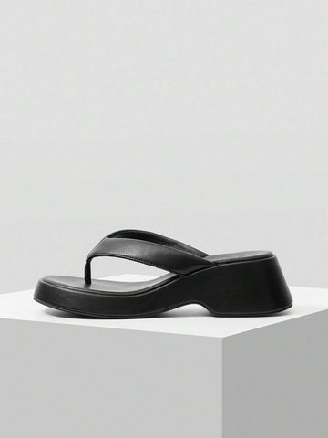MOTF PREMIUM WOMEN'S SLIP-ON WEDGE HEEL PLATFORM SANDALS