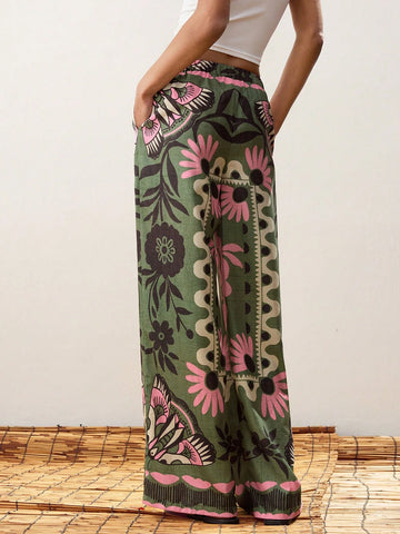 Floral Summer Boho Pants