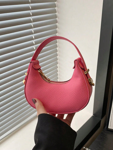 Fashionable High-Quality Lightweight Crescent Shaped Shoulder Bag