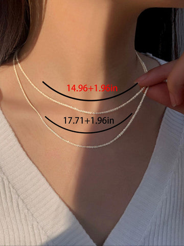 Minimalist Layered Chain Necklace