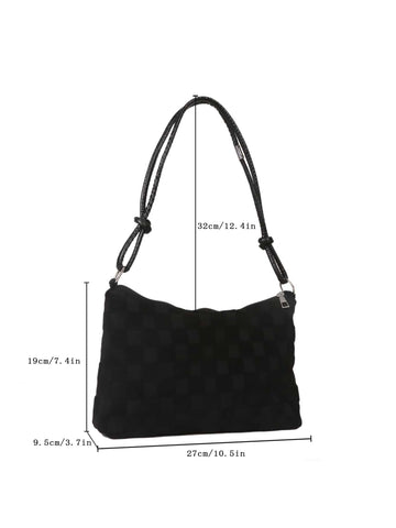 Minimalist Zipper Hobo Bag shoulder bag