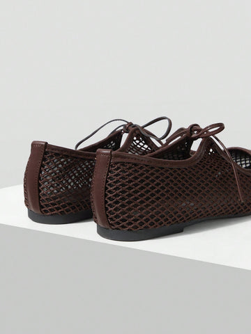Fashion Round Toe Strap Ins Style Flat Shoes