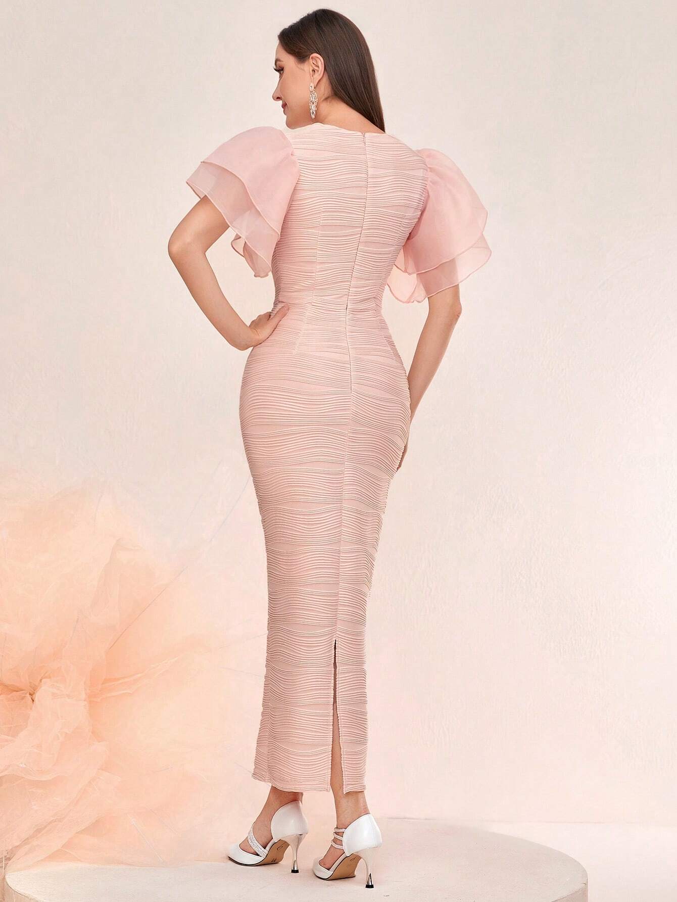 Modely Ruched Bodycon Dress