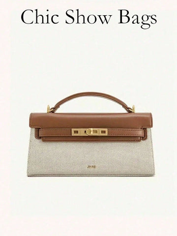Crocodile Embossed Handbag