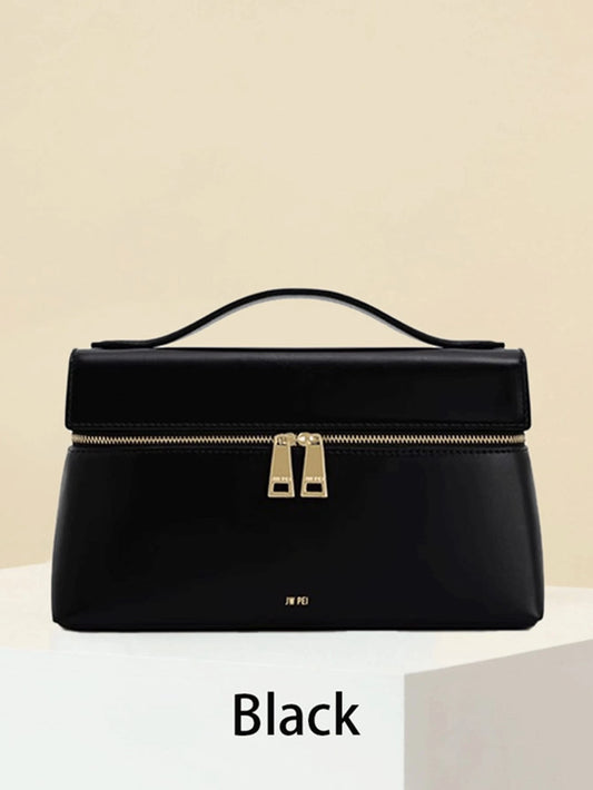 Zipper Opening And Closing Design Handbag