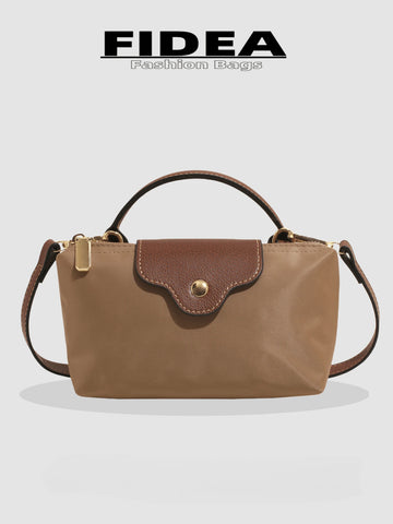 Fashionable Solid Color Minimalist PU Bucket Bag