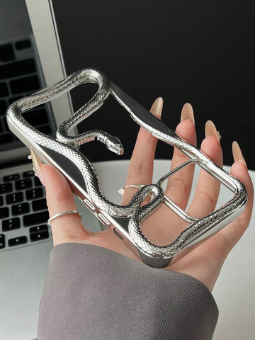 New Fashionable & Personalized Hollow Electroplated Snake Design Phone Case