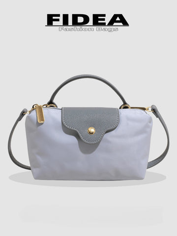 Fashionable Solid Color Minimalist PU Bucket Bag