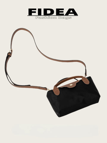 Fashionable Solid Color Minimalist PU Bucket Bag