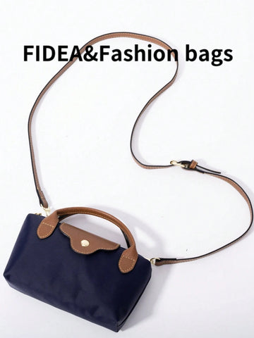 Fashionable Solid Color Minimalist PU Bucket Bag