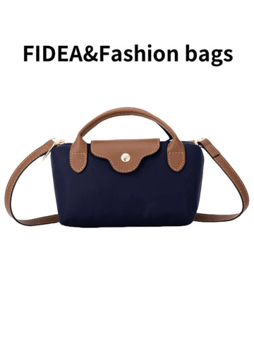 Fashionable Solid Color Minimalist PU Bucket Bag