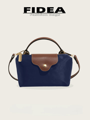 Fashionable Solid Color Minimalist PU Bucket Bag