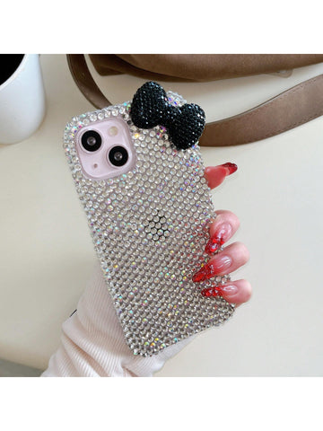 New Luxury High-End Women's 3D Bowknot Rhinestone Phone Case