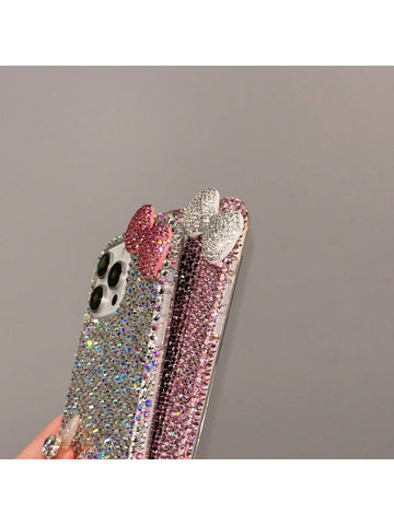 New Luxury High-End Women's 3D Bowknot Rhinestone Phone Case