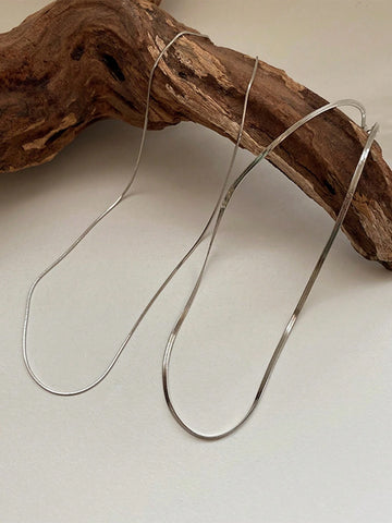 Women Stainless Steel Snake Chain Necklaces