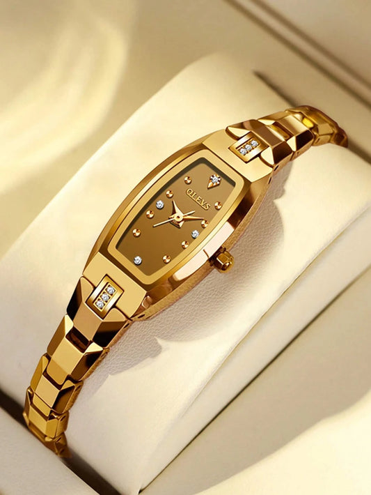 OLEVS 1pc Ladies Watch Gold Watch
