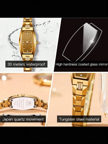 OLEVS 1pc Ladies Watch Gold Watch