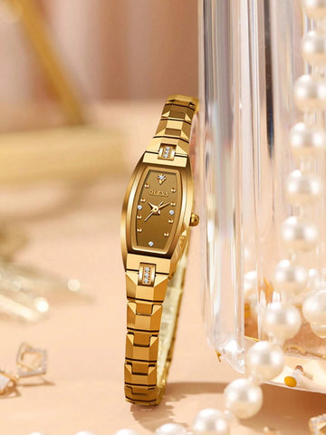 OLEVS 1pc Ladies Watch Gold Watch