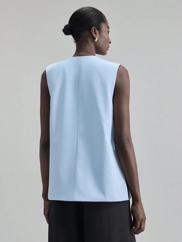 Casual Loose Fit Women Vest Jacket
