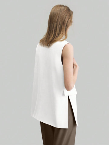 Casual Loose Fit Women Vest Jacket