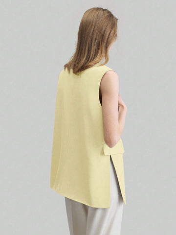 Casual Loose Fit Women Vest Jacket