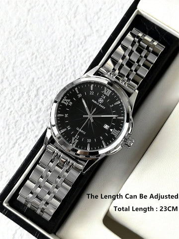 1pc Original Men's Vintage Watch Stainless Steel Summer Beach Accessories Luxury Watch