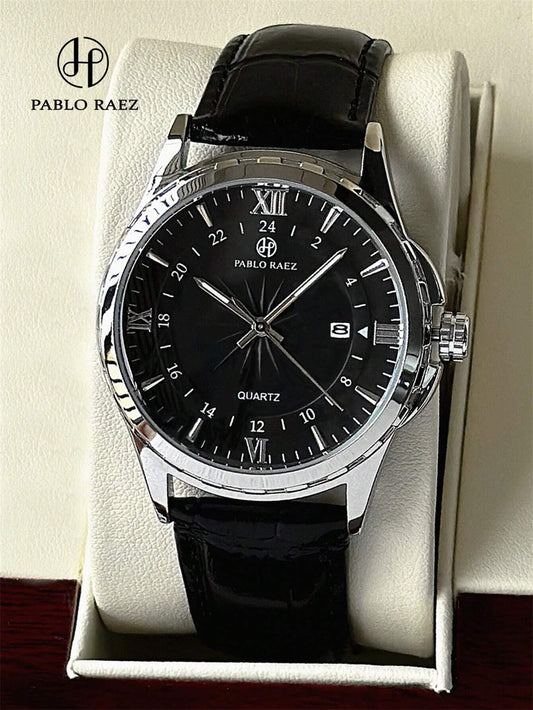 1pc Original Men's Vintage Watch Stainless Steel Summer Beach Accessories Luxury Watch